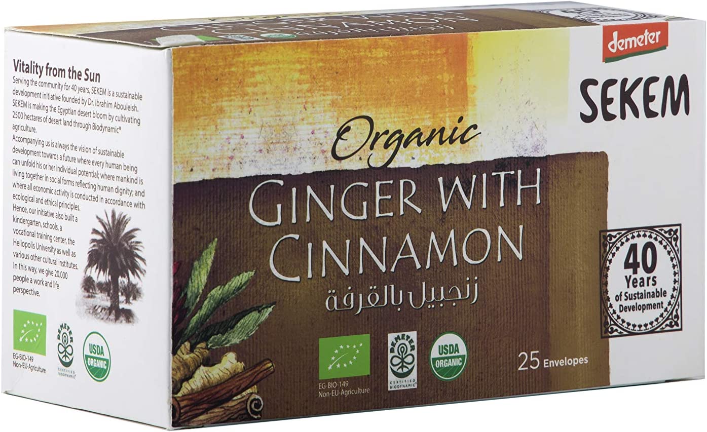 Sekem Ginger and Cinnamon 25 Envelopes