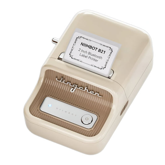 Niimbot B21 Portable Thermal Label Printer – Cream