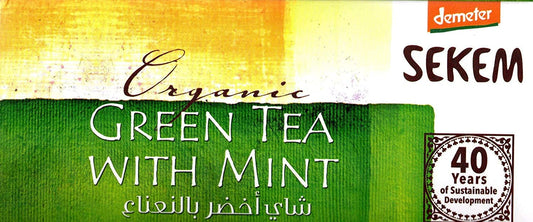 Sekem Green Tea with Mint 25 Envelopes